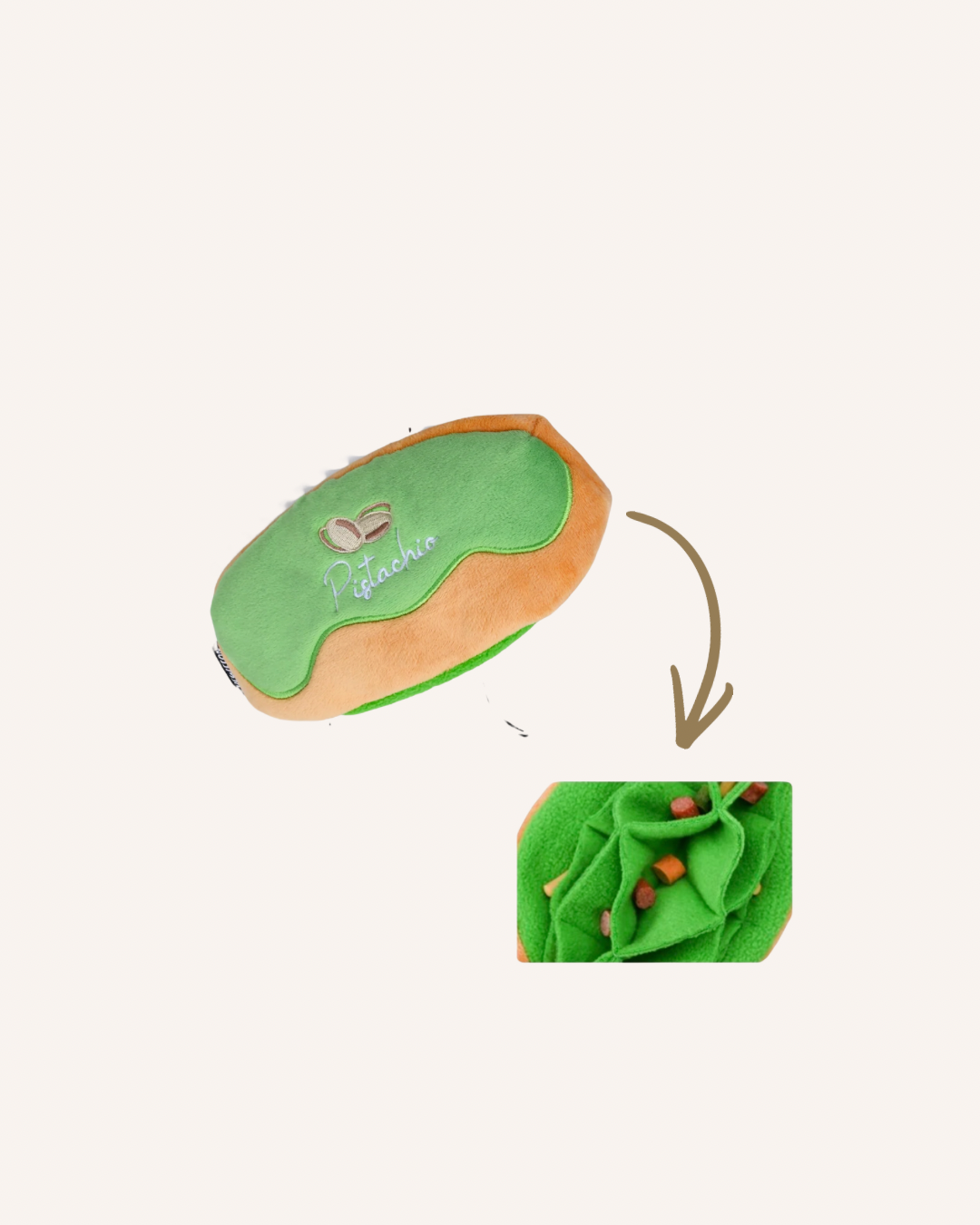 Pistachio Éclair Snuffle Plush Toy - Chewffon